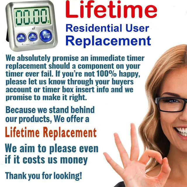 Alt view image 2 of 6 - Elegant Digital Kitchen Timer Stainless Steel - Plumberry - Strong Magnetic Back - Kickstand - Loud Alarm - Large Display - Auto Memory - Auto Shut-Off - Model eT-24 (Plumberry)