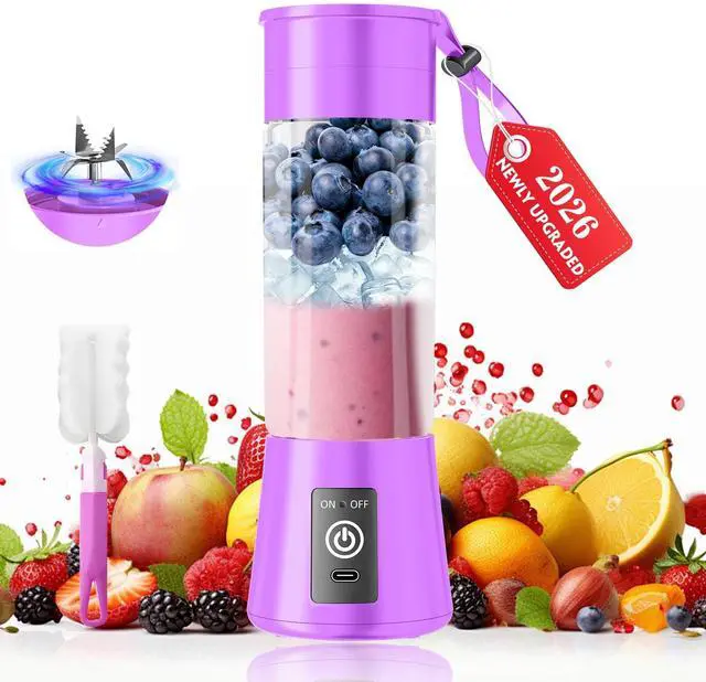 Main image of 2026 Newly Upgraded Portable Smoothie Blender - Cordless Personal Blender Type-C Rechargeable, 13Oz Juice Cup BAP Free, 20,000Rpm Speed Powerful Blending, Freshly Squeezed in Sports/Office