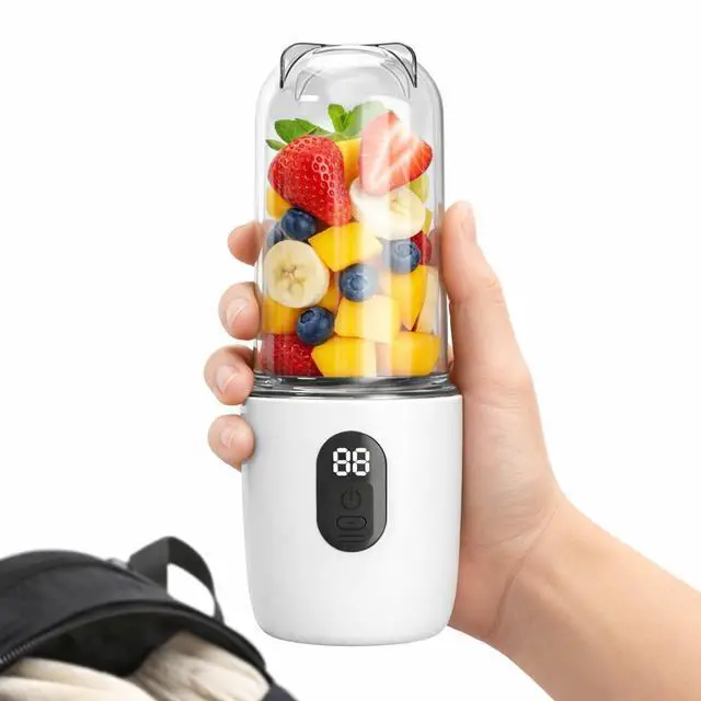 Main image of Personal Blender, Portable Blender for Shakes and Smoothies, 17oz Mini Blenders with 16 Blades, Safety Lock, USB C Rechargeable Juice Mixer with Extra Lid for Travel, Office Gym, Home