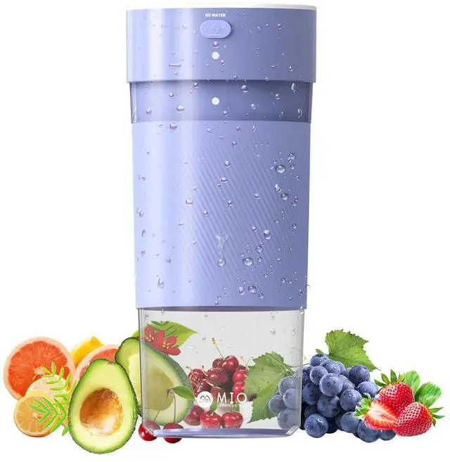 Main image of Portable Blender for Smoothies, 10oz Mini Personal USB-C Rechargeable Cordless Smoothie Maker & Handheld Protein Shake Blender, Quiet Small Travel Juicer for Office, Gym, Kitchen(Purple)