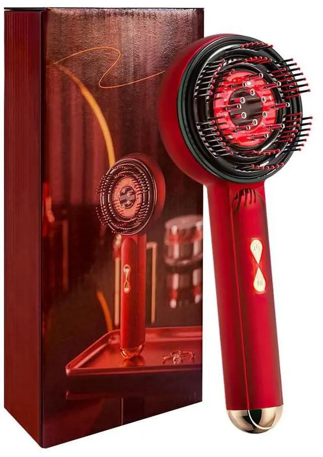 Main image of 3-in-1 Scalp Massager for Hair Growth, Electric Hair Oil Applicator with EMS & Scalp Brush for Deep Cleansing, Rechargeable Head Massager for Scalp Care and Relaxation at Home