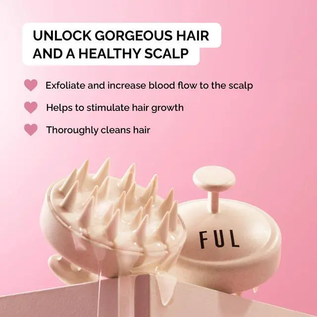 Alt view image 2 of 7 - Scalp Massager with Super Soft Silicone Brush for Hair Growth and Exfoliating Scalp, Ideal Scalp Massager Hair Growth Tool and Scalp Brush for Stimulating Hair and Cleansing