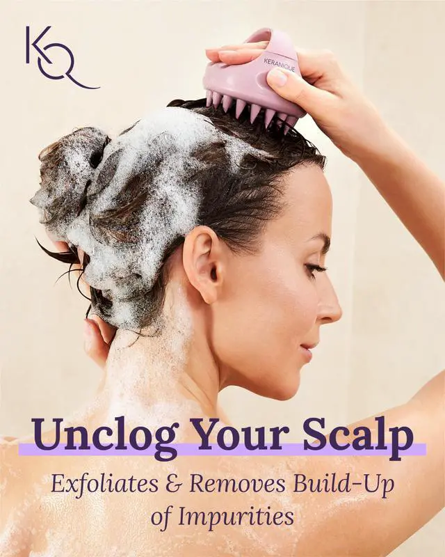 Alt view image 3 of 7 - Scalp Therapy Manual Massager Hair Growth Stimulator for Dry or Wet Hair