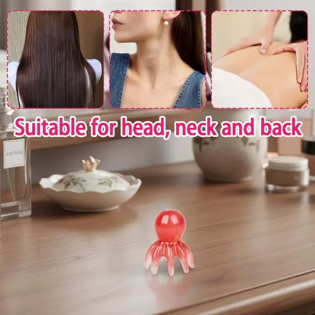 Alt view image 4 of 7 - 3 Set of Scalp Massager Tool, Manual Scalp Massagers,Head Spa Equipment, Advanced Resin for Relaxation and Hair Care