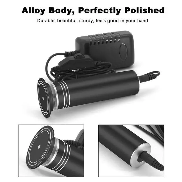 Alt view image 4 of 7 - Upgraded Electric Callus Remover for Feet 1200RPM, Adjustable Speed Professional Electric Foot Sander Foot Grinder Heel File Pedicure Tool for Women Men Cracked Dead Skin, 60 Sandpaper Discs, Black