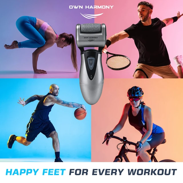 Alt view image 7 of 7 - Electric Foot Callus Remover - Rechargeable Pedicure File Tool | Rapid Callus Relief, Professional Foot Grinder, Cordless, 3 Rollers, Water-Resistant, for Cracked Heels, Dry, Hard, Dead Skin
