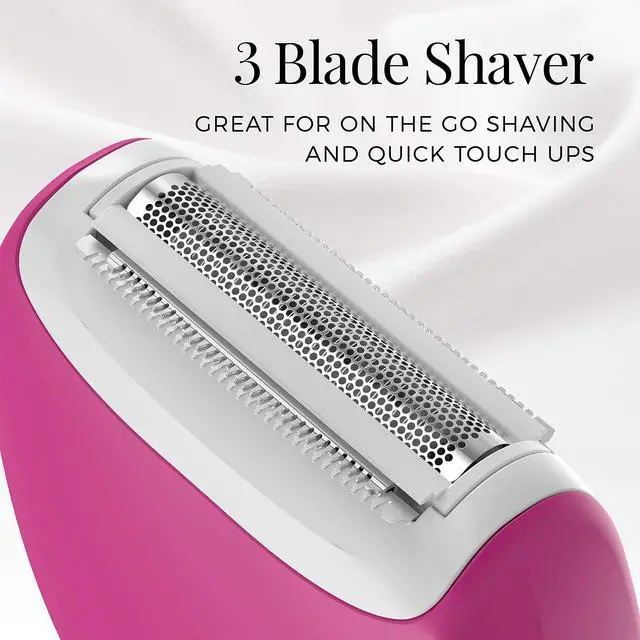 Alt view image 2 of 7 - WSF4810US Smooth & Silky On the Go Shaver, Wet/Dry Razor with Hypoallergenic Foil, Color/Design May Vary