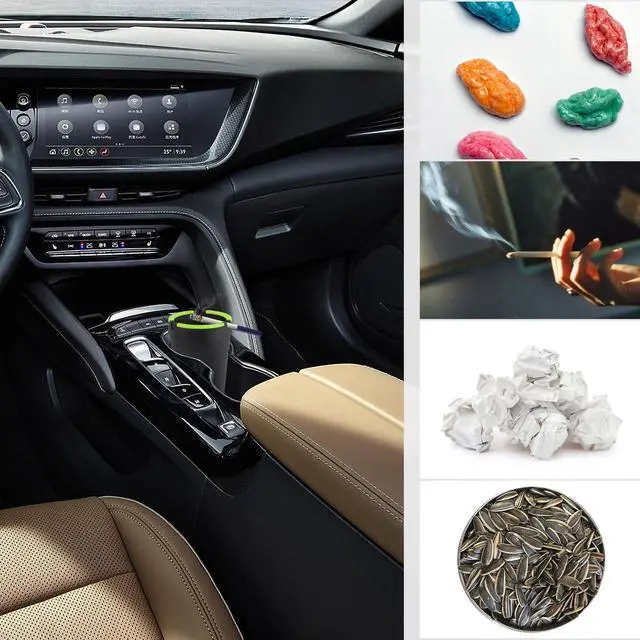 Alt view image 7 of 7 - Smokeless Ashtray,Portable Car Ashtrays for Cup Holder Smell Proof,Multifunctional Ashtray with Lid Smell Proof for Ccar Truck SUV Keep Car Interior Accessories Tidy (Black)