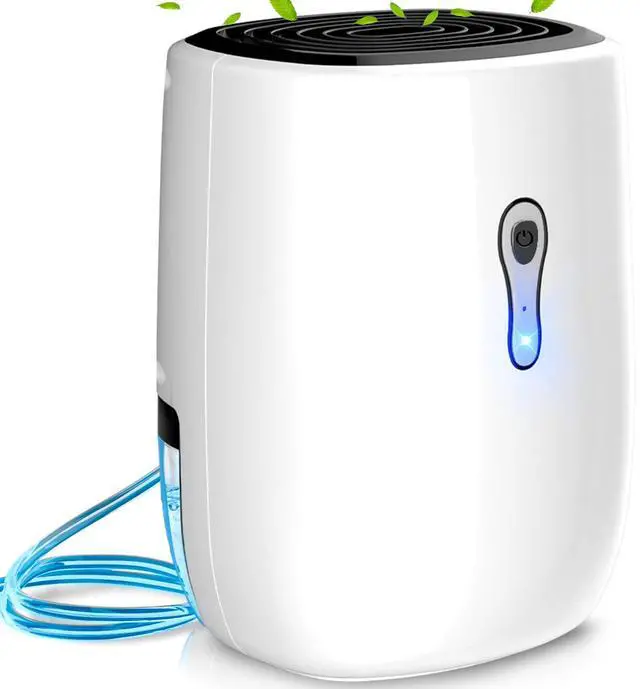 Main image of Dehumidifiers for Home 27oz(800ml) Small Auto Shut off Dehumidifiers with Drain Hose,Portable Ultra Quiet Mini Dehumidifier Effective for Bathroom, Basement, Garage, RV, Gun Safe, Closet