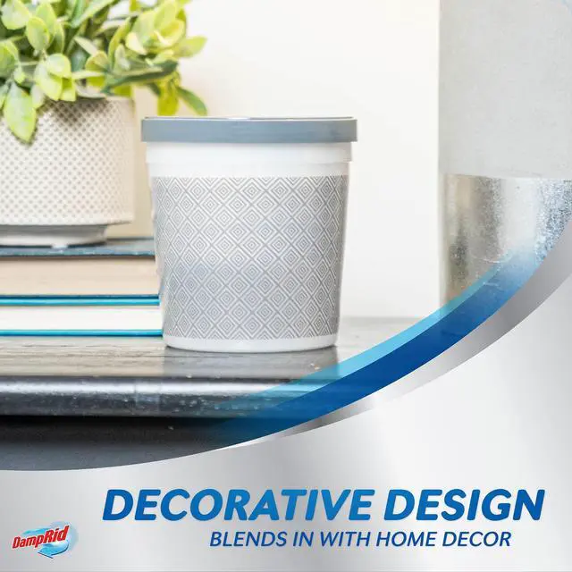 Alt view image 4 of 7 - Refillable Moisture Absorber, 11 oz., 6-Pack Fresh Scent Moisture Absorbers, 10% More Absorbing Power*, Eliminates Musty Odors for Fresher, Cleaner Air