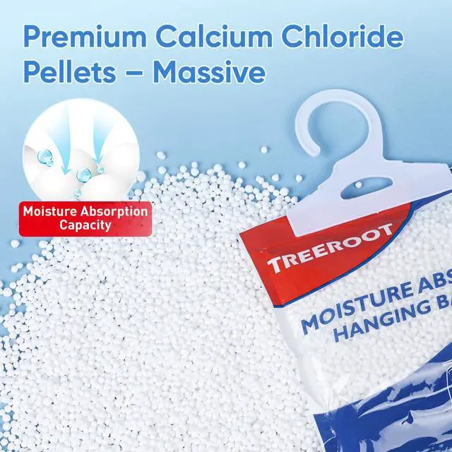 Alt view image 7 of 7 - 24 Pack Moisture Absorbers for Closet, 6.4OZ Hanging Closet Dehumidifier Bags, Hanging Humidity Absorber in Wardrobes, Kitchens and Bathrooms