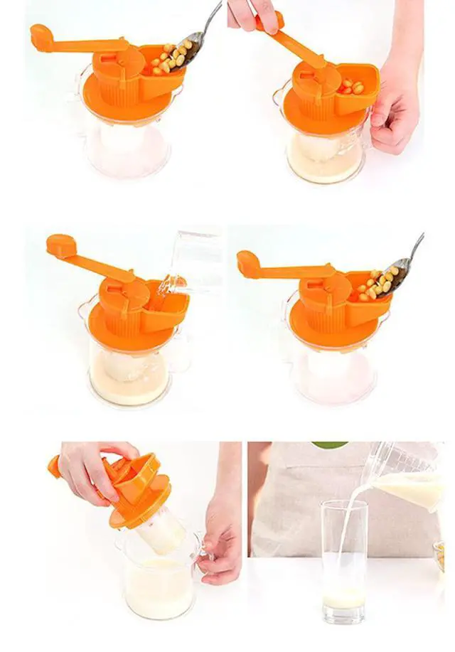 Alt view image 2 of 4 - 1 PCS DIY Multi-Function Manual Soybean Milk Machine Soybean Milk Juicer Manual Shake Soybean Milk Machine