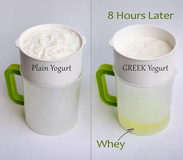 Alt view image 2 of 7 - Nut Milk & Greek Yogurt Maker - Reusable & Durable Nut Milk Bag Alternative - Fine Mesh Stainless Steel - Soy/Oat/Almond Milk - All Purpose Food Strainer - (1 Quart Yogurt, 1.5 Quart Nut Milk) (A)