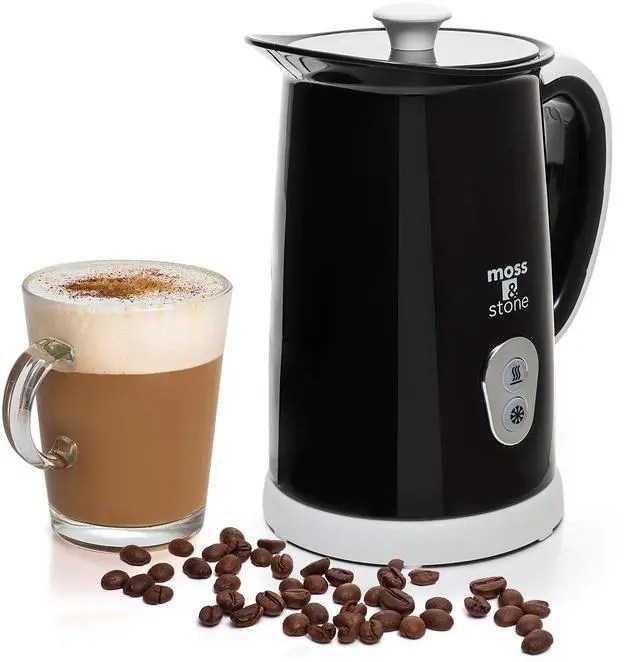 Main image of Electric Milk Frother For Making Latte, Cappuccino, Hot Chocolate, Automatic Cold Hot Milk Frother & Warmer, Foam Maker, Auto Shut-Off, Detachable Base & Non-Stick Interior.