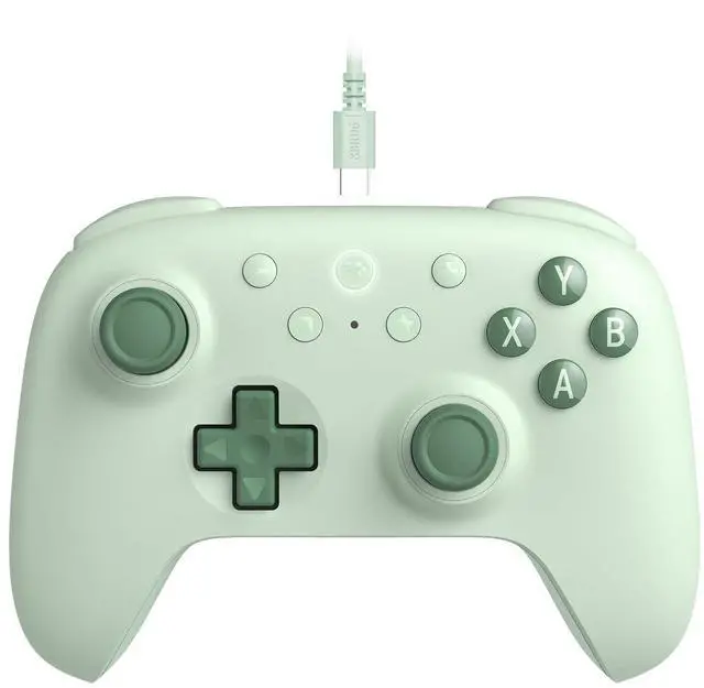 Main image of Ultimate 2C Wired Controller for Windows PC and Android, with 1000Hz Polling Rate, Hall Effect Joysticks and Hall Triggers, and Remappable L4/R4 Bumpers (Green)