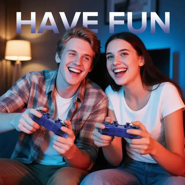 Alt view image 7 of 7 - Wireless Gamepad for PC Laptop Android Steam Blue USB & Bluetooth Game Controller with Phone Mount Compatible with Windows 7/10 Steam Deck Switch via Adapter Android TV Box & OTG