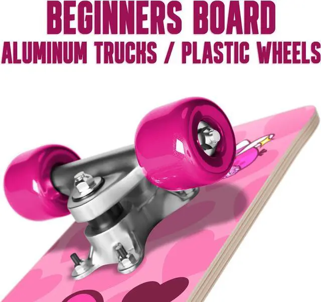 Alt view image 4 of 5 - Kids Beginner Micro Skateboard Angry Birds - Learn Skateboarding in Style - Mini Wooden Cruiser Board Cool Graphics for Boys & Girls 3-5 Years - 17 Deck, 54mm Wheels, Lightweight - Safe & Durable