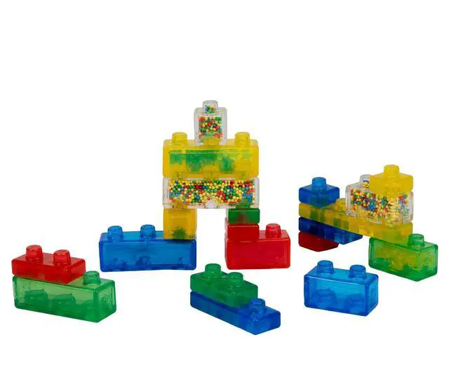 Alt view image 3 of 7 - Jelly Blox Creative Kit | Includes 20 Blocks | Toddler & Preschool Building Blocks Kids Can Squeeze, Stretch, Squish | MESH ACCREDITED | Safety Tested & Ouch-Free | Sensory Play Toy Ages 2+