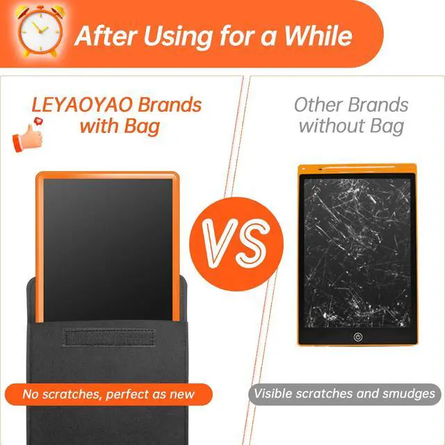 Alt view image 2 of 7 - Drawing Pad LCD Writing Tablet for Kids Doodle Board with Bag, Electronic Digital Colorful Screen Drawing Tablet, Activity Games Gifts Drawing Board