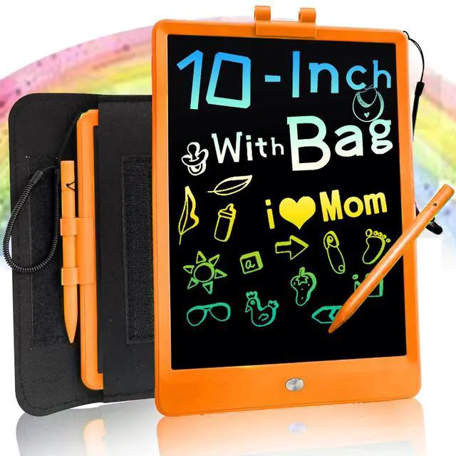 Alt view image 7 of 7 - Drawing Pad LCD Writing Tablet for Kids Doodle Board with Bag, Electronic Digital Colorful Screen Drawing Tablet, Activity Games Gifts Drawing Board