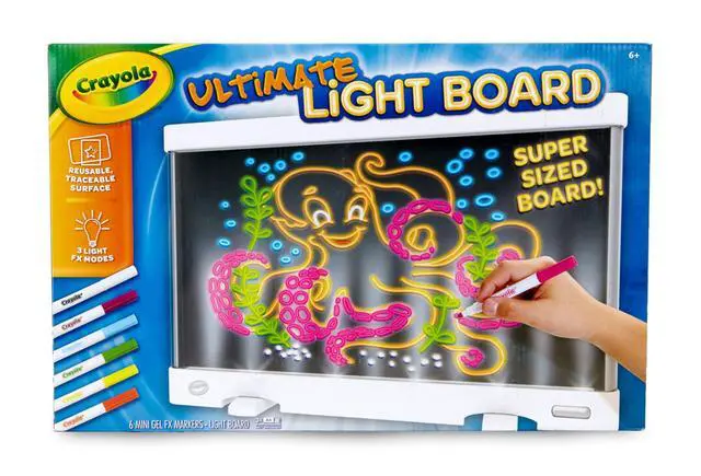 Alt view image 2 of 6 - Ultimate Light Board - White, Kids Drawing Tablet, Gifts for Kids, LED Drawing Board, Sketching Art Projector, Toys for Boys & Girls, 6+