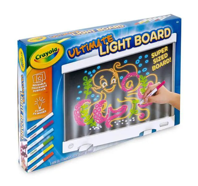 Alt view image 3 of 6 - Ultimate Light Board - White, Kids Drawing Tablet, Gifts for Kids, LED Drawing Board, Sketching Art Projector, Toys for Boys & Girls, 6+