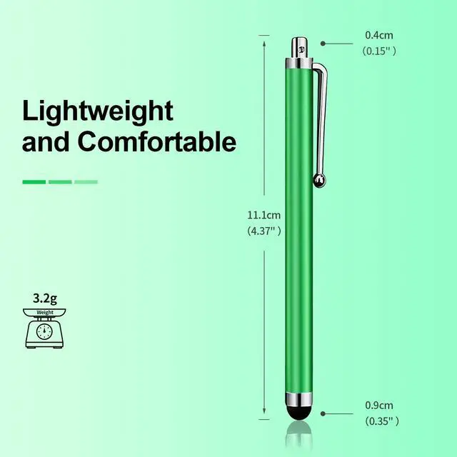 Alt view image 5 of 7 - 20 Pack Stylus Pen,Stylus Pen for Touchscreen High Precision and Sensitivity for Everyday Writing/Drawing,Universal Stylus Compatible with Touch Screens,10 Colors