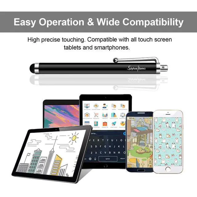 Alt view image 6 of 6 - Pens for Touch Screens, StylusHome 10 Pack High Precision Capacitive Stylus for iPad iPhone Tablets Samsung Galaxy All Universal Touch Screen Devices