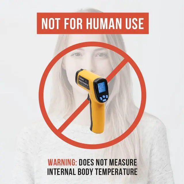 Alt view image 5 of 7 - Digital Oven Thermometer, Infrared Thermometer for Cooking, Kitchen Gadgets, LCD Display, Food Thermometer Digital for Pizza Oven, Gas Oven, Electric Oven, BBQ, and More -581022