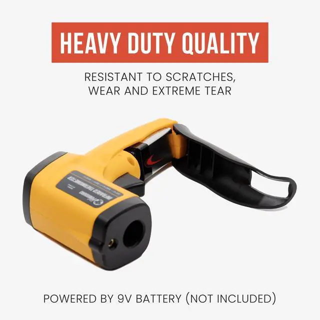 Alt view image 2 of 7 - Digital Oven Thermometer, Infrared Thermometer for Cooking, Kitchen Gadgets, LCD Display, Food Thermometer Digital for Pizza Oven, Gas Oven, Electric Oven, BBQ, and More -581022