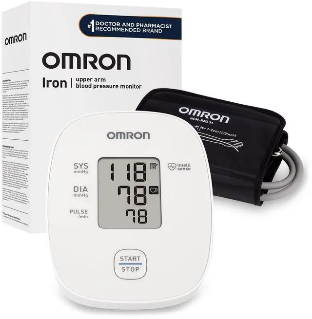 Main image of Iron Blood Pressure Monitor for Home Use & Upper Arm Blood Pressure Cuff - #1 Doctor & Pharmacist Recommended Brand - Clinically Validated