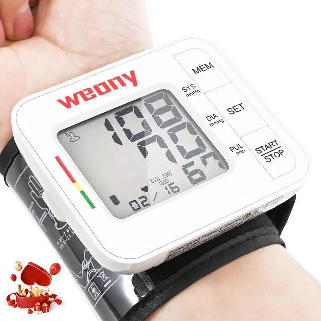 Main image of Blood Pressure Monitor for Home Use,Automatic Wrist Blood Pressure Monitor,Adjustable Wrist Blood Pressure Cuff (5.3-8.5) 2*90 Reading Memory Digital Blood Pressure Machine with Carrying Case