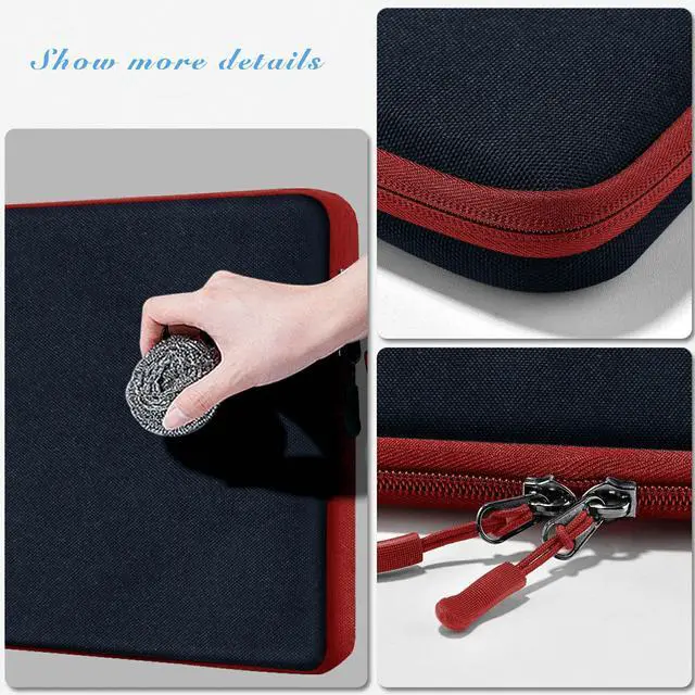 Alt view image 4 of 6 - Laptop Case 13.3-14 Inch Sleeve, Water-Resistant Computer Bag Compatible with MacBook Neo/Pro 14" M5/M4/M3/M2/M1 and All 13.3" Mac Air/Pro, XPS 14 and Most Popular 13.3"-14" NotebookB02K02
