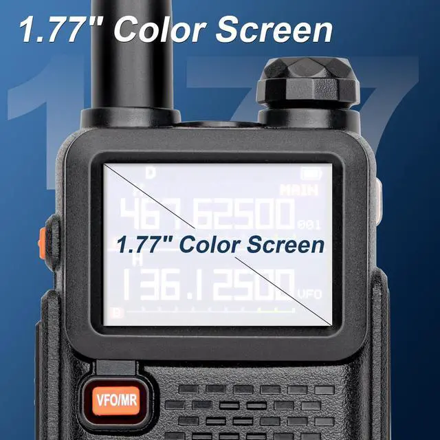 Alt view image 7 of 7 - Radio 5RM 10W Handheld Long Range Walkie Talkies NOAA Emergency Two Way Radio with 999CH, USB-C 2500mAh Battery, 6.1" &15.12" 771 Antenna for Survival Gear Hunting Camping -1 Pack