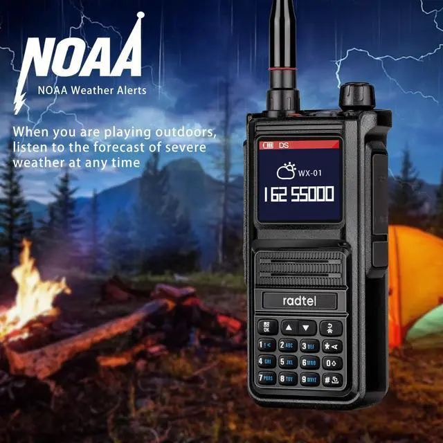 Alt view image 5 of 7 - RT-470X Multi-Band Ham Radio 256CH Aviation Air Band Radio NOAA Marine Walkie Talkies Long Range Handheld Transceiver USB-C, Wireless Copy Frequency 2800mAh (Standard)