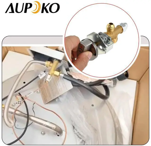 Alt view image 6 of 7 - Low Pressure LPG Propane Gas Flame Failure Safety Control Valve Kit Comes with M8*1 Thread Thermocouple and A Zinc Alloy Knob, Fits for Gas Grill, Heater, Fire Pit (50,000 BTU, 1/2 PSI)