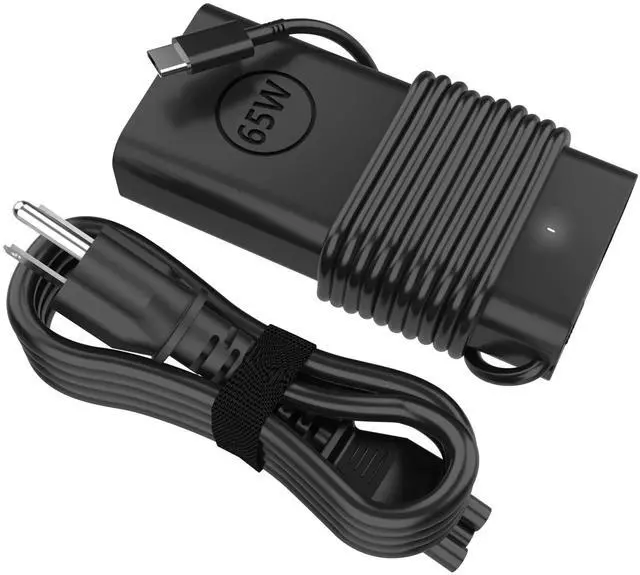 Main image of 60W 65W USB-C AC Adapter fits for Dell Laptop Charger USB C, for Dell Pro 13 14 16 Plus/Inspiron 14 16/ Latitude 5420 5520 5540 7420 5550 5450/ XPS 13/ Chromebook Computer Type C Power Cord