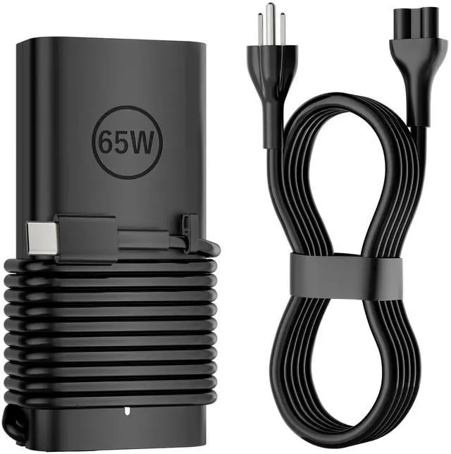 Main image of 65W 60W USB Type C Charger Fit for Dell Laptop Latitude 5540 5440 7440 5450 e5430 5430 5530 7430 3450 5550 5350 7450 5420 7420 5520 e5440 Inspiron 14 16 Power Supply Cord, XPS 13 Computer AC Adapter