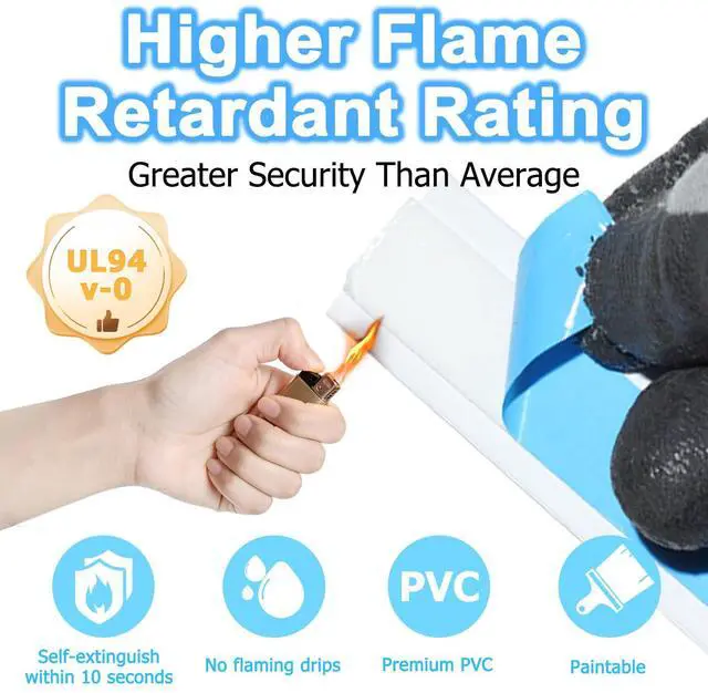 Alt view image 3 of 7 - Cord Hider, 72in Wire Covers for Cords on Wall, Premium Cable Hider Cord Covers for Wires, Cable Management Wire Hiders for TV, Cable Raceway Kit, W0.95 H0.55in, White