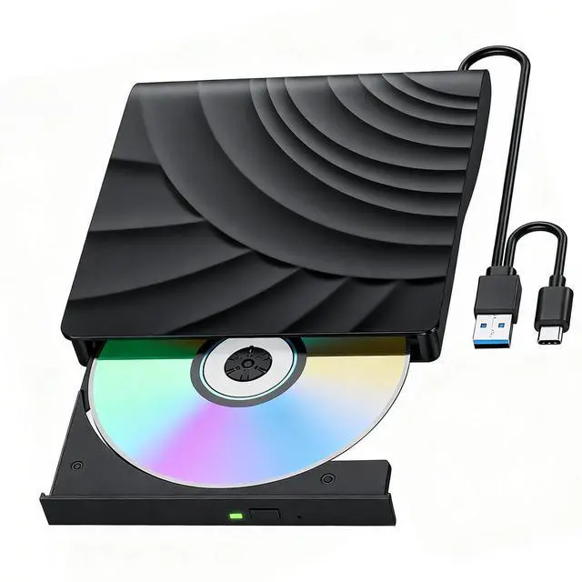 Main image of External Blu-ray Drives DVD/CD Burner For Laptop USB 3.0 Portable BD CD DVD Reader Writer Player 3D Optical Drive Disc Duplicators Compatible with Laptop Desktop PC Windows Mac Pro MacBook Linux