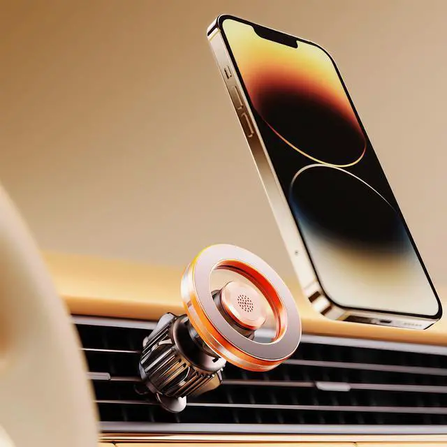 Main image of for Magsafe Car Mount for iPhone, Aluminum Alloy Vent Mount,Built-in Air Freshener,Magnetic Phone Holder for Car,Cell Phone Car Mount,Strong Magnet,for iPhone 12,13,14,15,16 pro max and Android