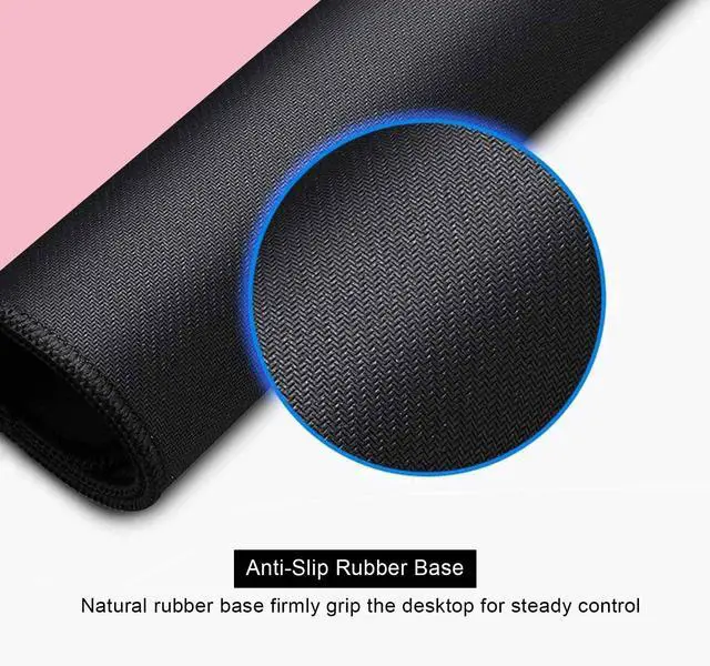 Alt view image 5 of 6 - Cherry Blossom Desk Mat Cute, Pink Sakura Large Gaming Mouse Pad, Japanese Floral Flowers Wide Desk Pad Desk Decor, 31.5 x 15.7 Inch, Anime Aesthetic