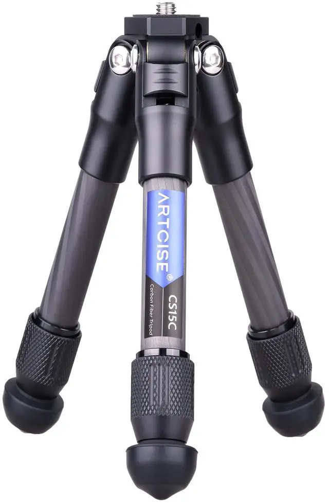 Main image of Mini Carbon Fiber Tripod Lightweight Compact Travel Carbon Tripod Portable Table Camera Tripod for DSLR Digital Camcorder Max Load 22lb/10kg