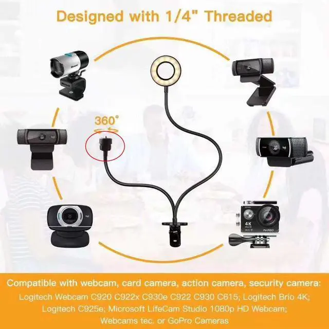 Alt view image 7 of 7 - 3 Pack 1/4 Screw to 17mm Ball Mount Base Mount Stand Interface Socket Joint for Tripod DV Camera Car Monitor GPS Phone Holder Clip Ring Light Hose Bracket Webcam