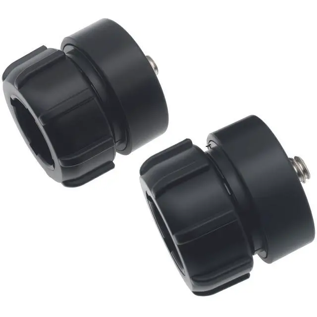 Alt view image 2 of 4 - 17 MM Ball Head Bracket Connector with 1/4 Inch Screw for Phone Stand, Tripod and Camera Stand (2 PCS Black)