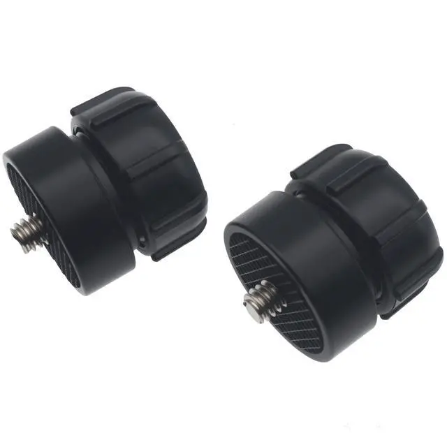 Alt view image 3 of 4 - 17 MM Ball Head Bracket Connector with 1/4 Inch Screw for Phone Stand, Tripod and Camera Stand (2 PCS Black)