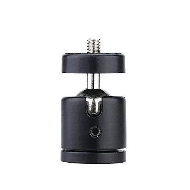 Alt view image 2 of 3 - 1/4" Swivel Mini Ball Head Screw Tripod Mount for DSLR Camera Camcorder Light Bracket, Pack of 1