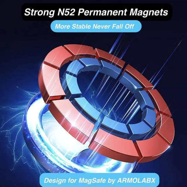 Alt view image 4 of 6 - Magnetic Tripod Holder Mount for MagSafe, iPhone Tripod Mount Adapter with 1/4" Screw Hole, Magnetic Phone Tripod Holder Adapter for iPhone 17/16/15/14/13/12 Series