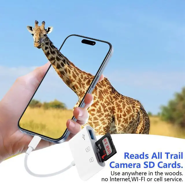 Alt view image 7 of 7 - iPhone 17 Pro SD Card Reader USB C for iPhone 17 Air Pro Max 16e 16 Pro Max Plus/MacBook/Samsung,Micro SD Card Reader TypeC Camera Memory Card Reader Card Adapter for SD,Micro SD,SDHC,SDXC,TF,MMC,UHSI