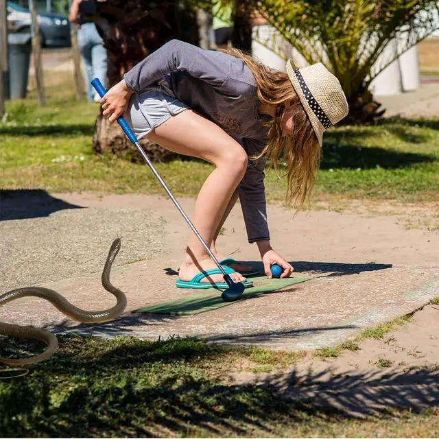 Alt view image 4 of 7 - Snake Prank with String Clip,Golf Snake Prank,Clip On Snake Prank,Rubber Snake,Snake Prank with String,Prank Snake Toy,Realistic Rubber Snake P-Rank Toy,Snake Toy 1.2m